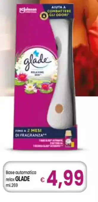 Famila Base automatica relax GLADE offerta