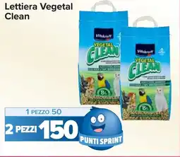 Carrefour Lettiera Vegetal Clean Vitakraft offerta