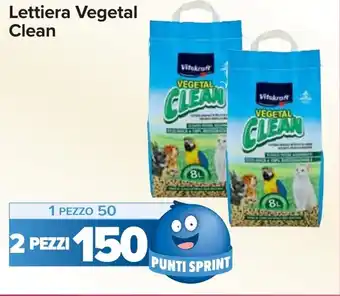 Carrefour Lettiera Vegetal Clean Vitakraft offerta