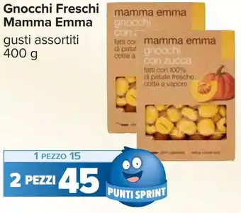 Carrefour Gnocchi Freschi Gnocchi Freschi Mamma Emma gusti assortiti offerta