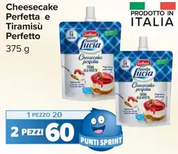 Carrefour Cheesecake Perfetta e Tiramisù Perfetto offerta