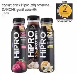 Famila Yogurt drink Hipro proteine 25 g DANONE gusti assortiti offerta