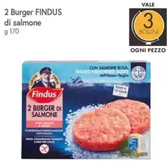 Famila 2 Burger FINDUS di salmone offerta