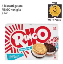 Famila 4 Biscotti gelato RINGO vaniglia offerta