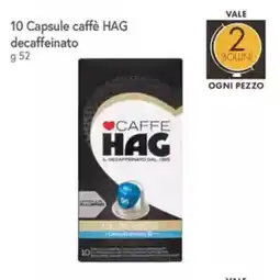 Famila 10 Capsule caffè HAG decaffeinato offerta