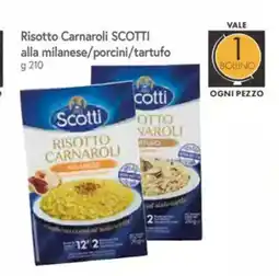 Famila Risotto Carnaroli SCOTTI alla milanese/porcini/tartufo offerta