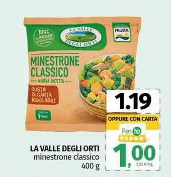 Pam LA VALLE DEGLI ORTI minestrone classico offerta