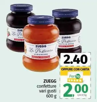 Pam ZUEGG confetture vari gusti offerta