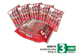 Pam BERETTA wurstel di suino offerta