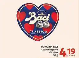 Pam PERUGINA BACI cuore elegance classico offerta