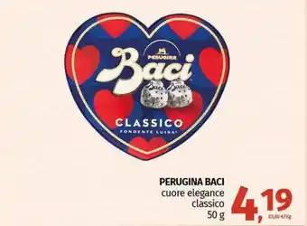 Pam PERUGINA BACI cuore elegance classico offerta