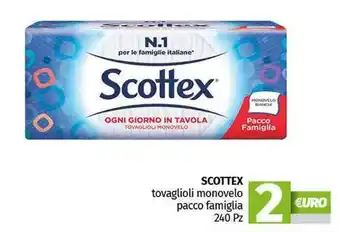 Pam SCOTTEX tovaglioli monovelo pacco famiglia offerta