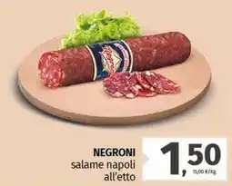 Pam NEGRONI salame napoli offerta