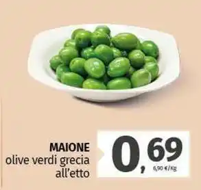 Pam MAIONE olive verdi grecia offerta