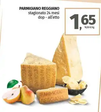 Pam PARMIGIANO REGGIANO stagionato 24 mesi offerta