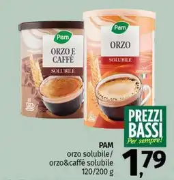 Pam PAM orzo solubile/ orzo&caffè solubile offerta