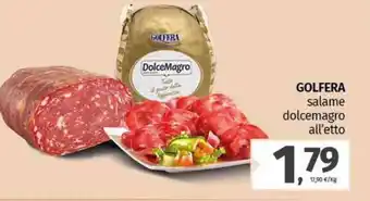 Pam GOLFERA salame dolcemagro offerta