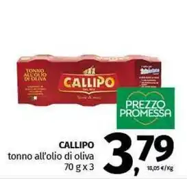 Pam CALLIPO tonno all'olio di oliva offerta