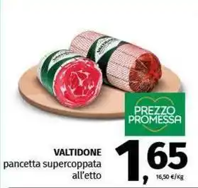 Pam VALTIDONE pancetta supercoppata offerta