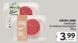 Pam CENTRO CARNE hamburger di chianina/marchigiana offerta