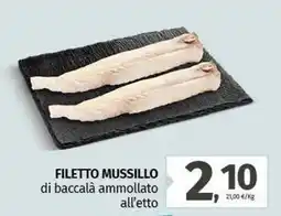 Pam FILETTO MUSSILLO di baccalà ammollato offerta