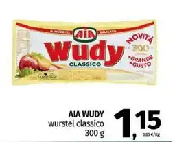 Pam AIA WUDY wurstel classico offerta