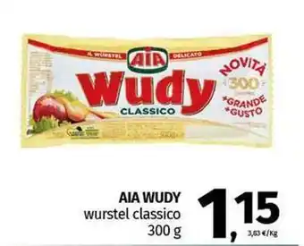 Pam AIA WUDY wurstel classico offerta