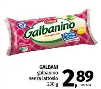 Pam GALBANI galbanino senza lattosio offerta