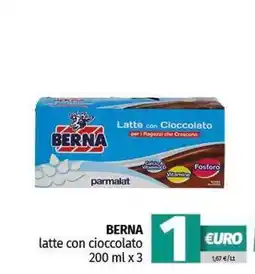 Pam BERNA latte con cioccolato offerta