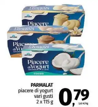 Pam PARMALAT piacere di yogurt offerta