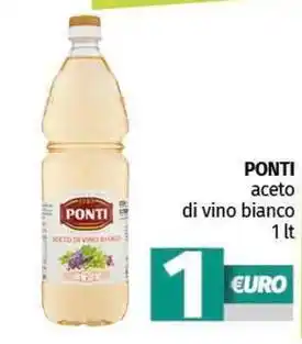 Pam PONTI aceto di vino bianco offerta