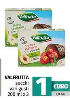 Pam VALFRUTTA succhi offerta