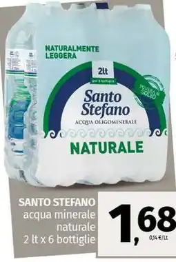 Pam SANTO STEFANO acqua minerale naturale offerta