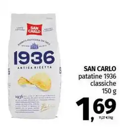 Pam SAN CARLO patatine 1936 classiche offerta