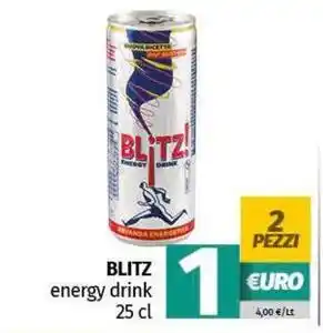 Pam BLITZ energy drink offerta