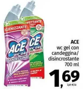 Pam ACE wc gel con candeggina/ disincrostante offerta