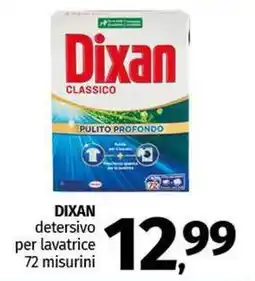 Pam DIXAN detersivo per lavatrice offerta