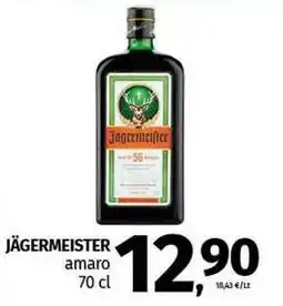 Pam JÄGERMEISTER amaro offerta