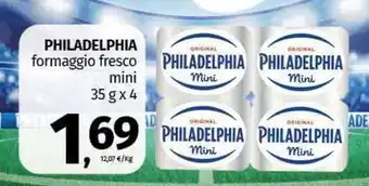 Pam PHILADELPHIA formaggio fresco mini offerta