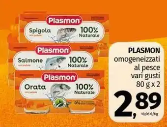 Pam PLASMON omogeneizzati al pesce offerta