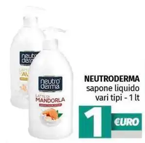 Pam NEUTRODERMA sapone liquido offerta