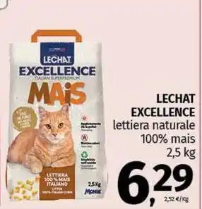 Pam LECHAT EXCELLENCE lettiera naturale 100% mais offerta