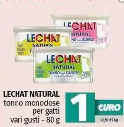 Pam LECHAT NATURAL tonno monodose per gatti offerta