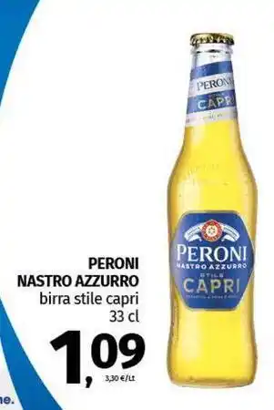 Pam PERONI NASTRO AZZURRO birra stile capri offerta