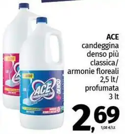 Pam ACE candeggina denso più offerta