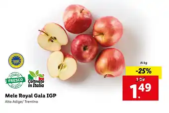 Lidl Mele Royal Gala IGP offerta