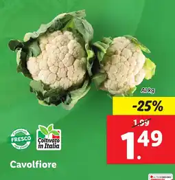 Lidl Cavolfiore offerta