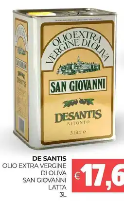 Eté Desantis olio extra vergine di oliva san giovanni  latta offerta