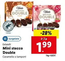 Lidl Gelatelli Mini stecco Double offerta