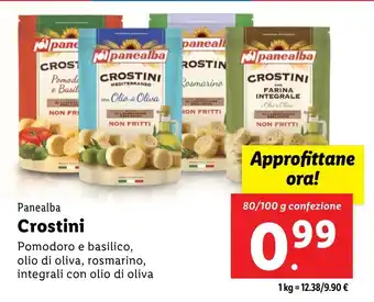 Lidl Panealba Crostini offerta